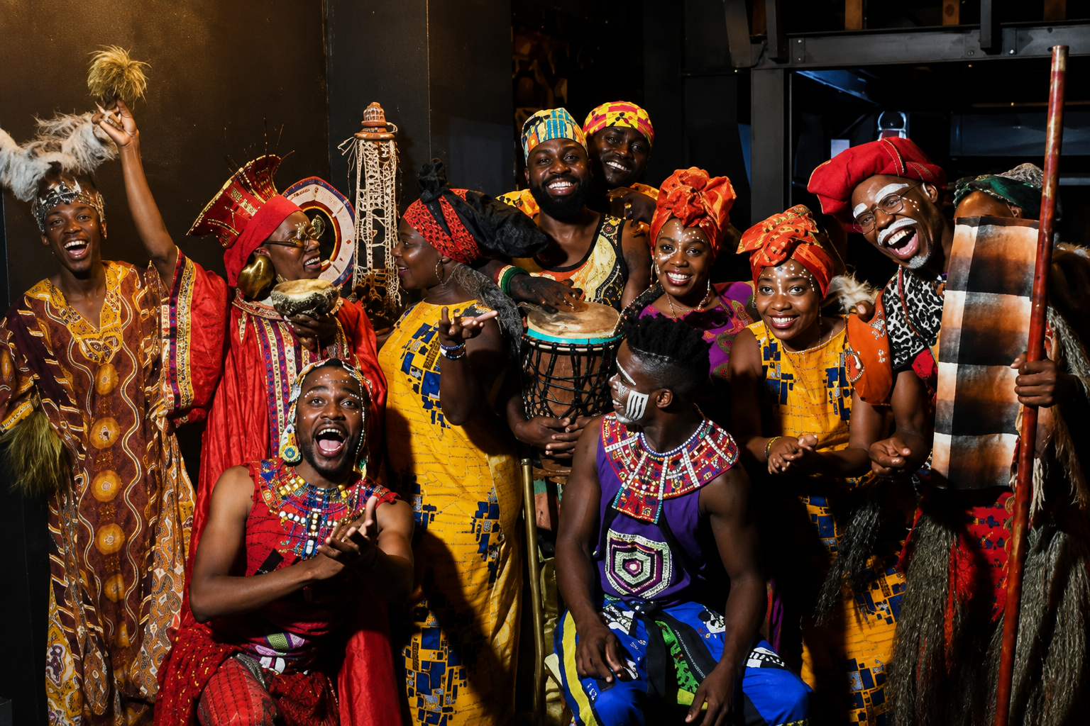 African Dinner and Drumming Experience + Transfer
